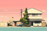 City architecture outdoors building. AI generated Image by rawpixel.
