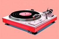 Turntable electronics gramophone technology. AI generated Image by rawpixel.