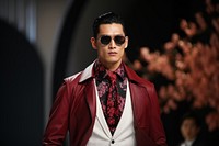 Sunglasses fashion adult man. 