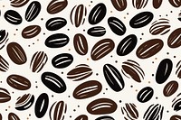 Pattern coffee coffee bean backgrounds. AI generated Image by rawpixel.
