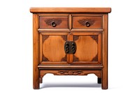 Wooden chinese nightstand sideboard furniture cupboard. AI generated Image by rawpixel.