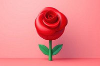 Red rosebud flower plant inflorescence. AI generated Image by rawpixel.