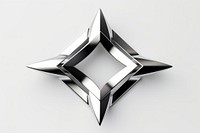 PNG Geometry interlocked jewelry shape white background. AI generated Image by rawpixel.