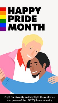 Happy Pride Month social story template