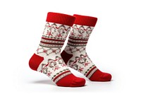 1 christmas sock white background celebration decoration. AI generated Image by rawpixel.