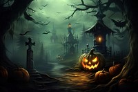 Halloween halloween pumpkin lantern. AI generated Image by rawpixel.