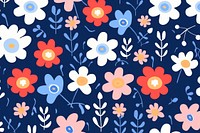 Flower pattern backgrounds nature. AI generated Image by rawpixel.