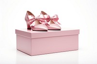 Luxury shoe box footwear gift white background. AI generated Image by rawpixel.