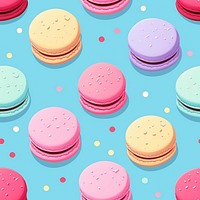 Macaroon backgrounds pattern food. AI generated Image by rawpixel.