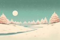 Snowman landscape christmas nature. AI generated Image by rawpixel.