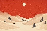 Santa landscape astronomy winter. AI generated Image by rawpixel.