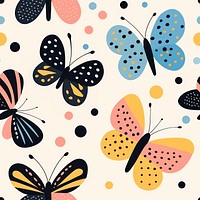 Butterfly pattern backgrounds creativity. 
