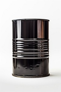 Oil barrel black white background container. AI generated Image by rawpixel.