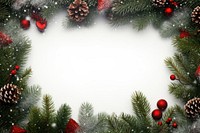 Frame border christmas fir leaf decoration backgrounds plant tree. AI generated Image by rawpixel.