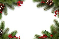 Frame border fir leaf christmas decoration backgrounds plant tree. AI generated Image by rawpixel.