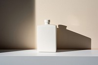 White pet product cylinder bottle container. AI generated Image by rawpixel.