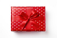 Red paper gift wrap backgrounds white background celebration. AI generated Image by rawpixel.