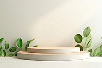 Podium plant green leaf. AI generated Image by rawpixel.