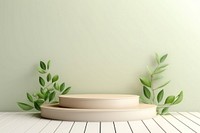 Podium plant green table. AI generated Image by rawpixel.