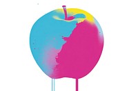 Apple lollipop white background confectionery. AI generated Image by rawpixel.
