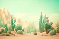 Cactus outdoors nature desert. AI generated Image by rawpixel.