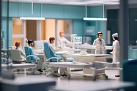 Modern hospital with nurse clinic table adult. AI generated Image by rawpixel.