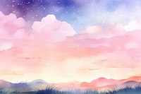 Shooting star landscape backgrounds outdoors. AI generated Image by rawpixel.