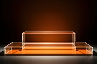 Simple glass podium product furniture light darkness. AI generated Image by rawpixel.