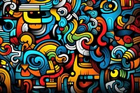 Abstract doodles backgrounds graphics pattern. AI generated Image by rawpixel.