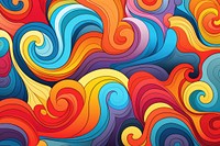 Psychedelic patterns backgrounds graphics art. AI generated Image by rawpixel.