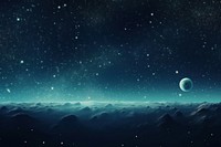 Space with planet astronomy outdoors nature. AI generated Image by rawpixel.