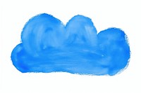 Blue cloud backgrounds drawing white background. AI generated Image by rawpixel.