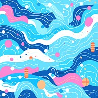 Vibrant water pattern abstract backgrounds creativity. AI generated Image by rawpixel.