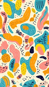 Vibrant mango pattern abstract backgrounds creativity. AI generated Image by rawpixel.