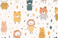 Animal cute background pattern backgrounds mammal. 