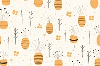 Plant cute background pattern backgrounds wallpaper. AI generated Image by rawpixel.