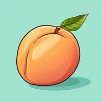 Peach apricot fruit plant. AI generated Image by rawpixel.