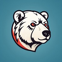Bear animal mammal logo. AI generated Image by rawpixel.