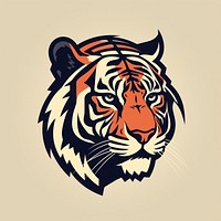 Tiger logo wildlife animal. AI generated Image by rawpixel.