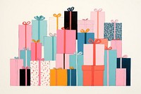 New year presents gift celebration art. AI generated Image by rawpixel.
