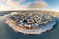 Stockholm Sweden architecture landscape cityscape. AI generated Image by rawpixel.