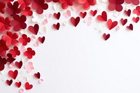 Valentine day paper cut style Images backgrounds petal celebration. AI generated Image by rawpixel.