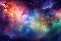 Galaxy rainbow backgrounds astronomy universe. AI generated Image by rawpixel.
