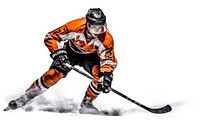 Hockey player sports adult white background. AI generated Image by rawpixel.
