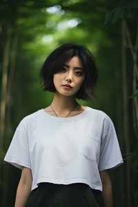 Japanese women portrait fashion nature. AI generated Image by rawpixel.