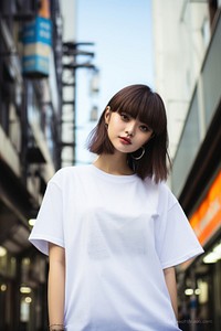 Japanese women portrait fashion sleeve. AI generated Image by rawpixel.