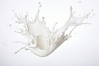 Milk splashing white splattered simplicity. AI generated Image by rawpixel.