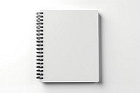 Spiral bound notebook mockup template book blank white paper 2 page with black paper cover spiral diary white background. AI generated Image by rawpixel.