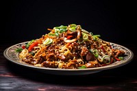 Yakisoba plate food meal. AI generated Image by rawpixel.