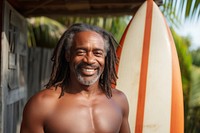 Black uncle smiling sports summer. AI generated Image by rawpixel.